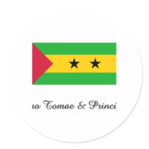 Sao Tomae & Principe Flag Design stickers