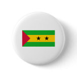 Sao Tomae &amp; Principe FLAG International Buttons