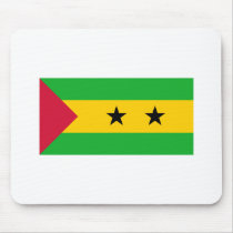 Sao Tomae & Principe FLAG International mousepads