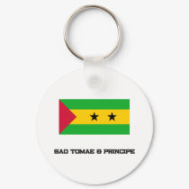 Sao Tomae & Principe Flag keychains