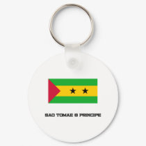 Sao Tomae & Principe Flag keychains