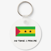 Sao Tomae & Principe Flag keychains