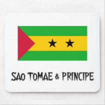 Sao Tomae & Principe Flag mousepads