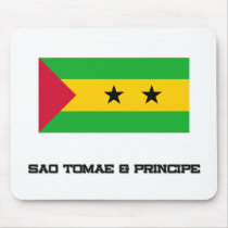 Sao Tomae & Principe Flag mousepads