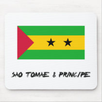 Sao Tomae & Principe Flag mousepads