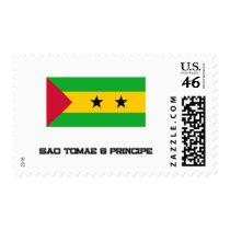 Sao Tomae & Principe Flag postage