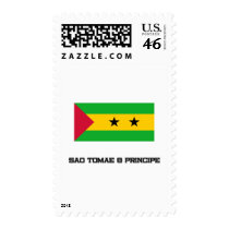 Sao Tomae & Principe Flag postage