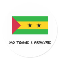 Sao Tomae & Principe Flag stickers
