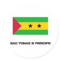 Sao Tomae & Principe Flag stickers