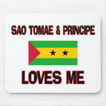 Sao Tomae & Principe Loves Me mousepads