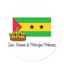 Sao Tomae & Principe Princess stickers