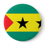 Sao Tome and Principe Flag Button