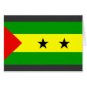 Sao Tome And Principe Flag cards