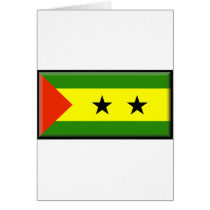 Sao Tome and Principe Flag cards