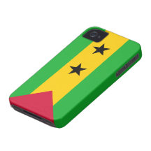 Sao Tome and Principe Flag iPhone 4 Cases