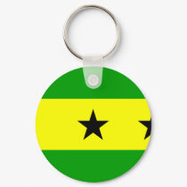 Sao Tome And Principe Flag keychains
