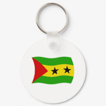 Sao Tome and Principe Flag Keychain