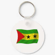 Sao Tome and Principe Flag Keychain