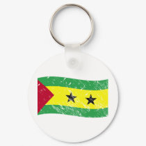 Sao Tome and Principe flag keychains