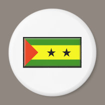Sao Tome and Principe Flag magnets