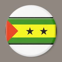 Sao Tome and Principe Flag magnets