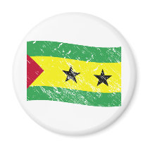 Sao Tome and Principe flag magnets