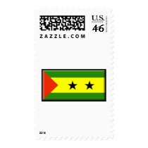 Sao Tome and Principe Flag postage