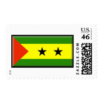 Sao Tome and Principe Flag postage