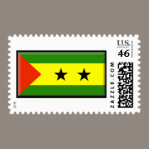 Sao Tome and Principe Flag stamps