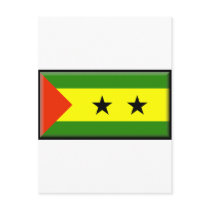 Sao Tome and Principe Flag postcards