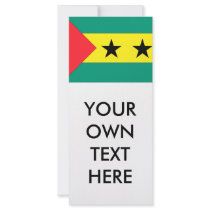 Sao Tome and Principe Flag rack cards
