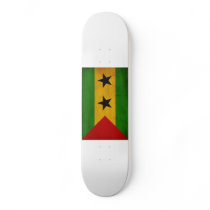Sao Tome and Principe Flag Skate Board Deck