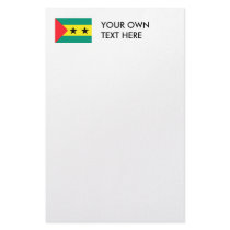 Sao Tome and Principe Flag Stationery Paper