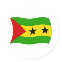Sao Tome and Principe Flag Sticker