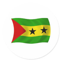 Sao Tome and Principe Flag Sticker