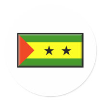 Sao Tome and Principe Flag stickers