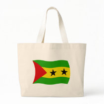 Sao Tome and Principe Flag Tote Bag
