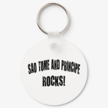 Sao Tome and Principe Rocks! keychains