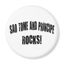 Sao Tome and Principe Rocks! magnets