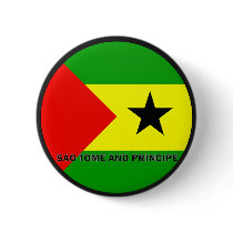 Sao Tome And Principe Roundel quality Flag Pin