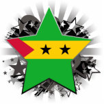 Sao Tome and Principe Star Photo Cutout