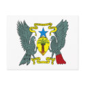 Sao Tome Principe Coat of Arms Postcard
