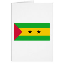 Sao Tome & Principe Flag cards