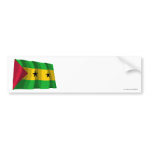 Sao Tome & Principe Waving Flag bumper stickers