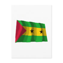 Sao Tome & Principe Waving Flag postcards