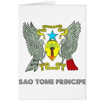 Sao Tomean Emblem Greeting Cards by FlagStore