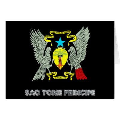 Sao Tomean Emblem Greeting Cards by FlagStore