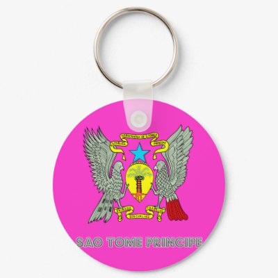 Sao Tomean Emblem Key Chain by FlagStore