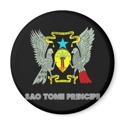 Sao Tomean Emblem Refrigerator Magnet by FlagStore