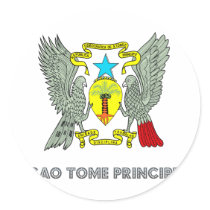 Sao Tomean Emblem stickers